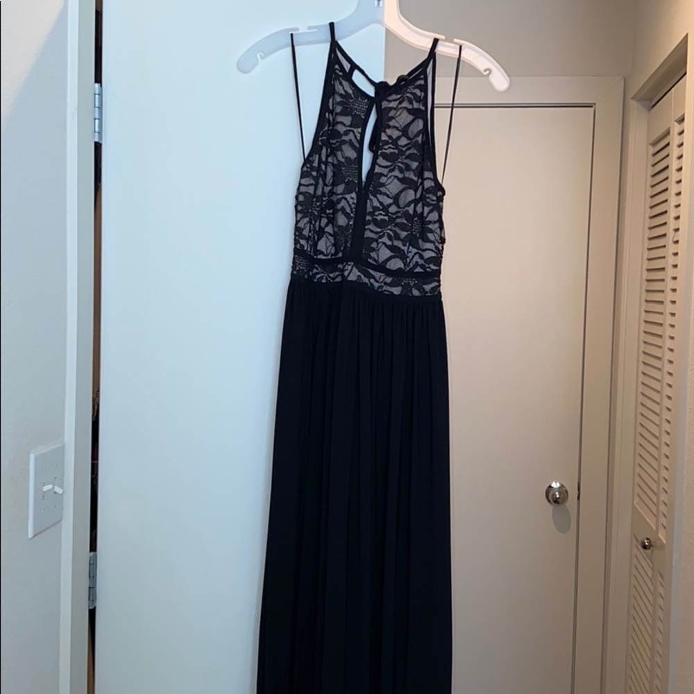 Nightway Halter Long Dress